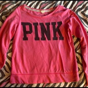 Vs pink sweatshirt size M one small flaw picture attached
